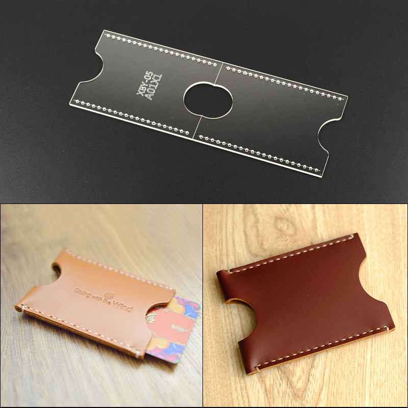 Leatherwork Tool Kit - YOMDID Acrylic Card Holder Template Leather