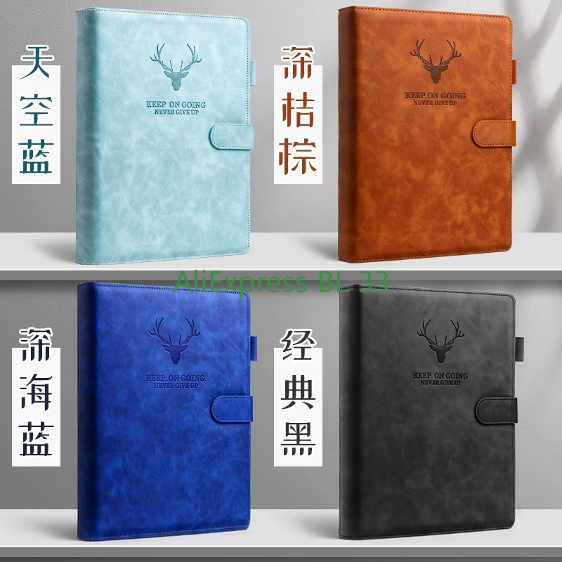 Leatherwork Books - A4 Notebook Ultra-thick Thickened Notepad Business