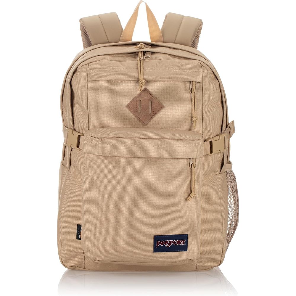 Leather Works - 15-Inch Laptop Backpack with Leather Accents