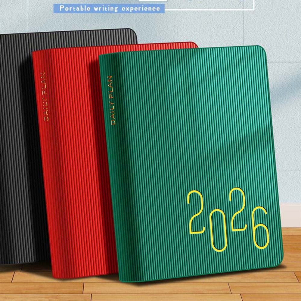 Leatherwork Books - English 2026 Schedule Planner Notepad 12