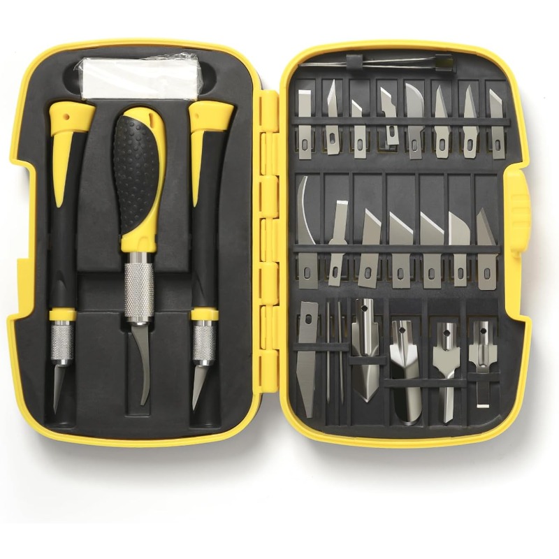 Leatherwork Hobby - 30PCS Precision Hobby Knife Set or