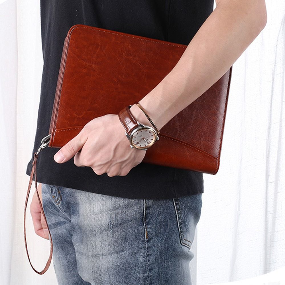 Portable File Folder PU Leathe - Leatherwork Books ulasan dan harga