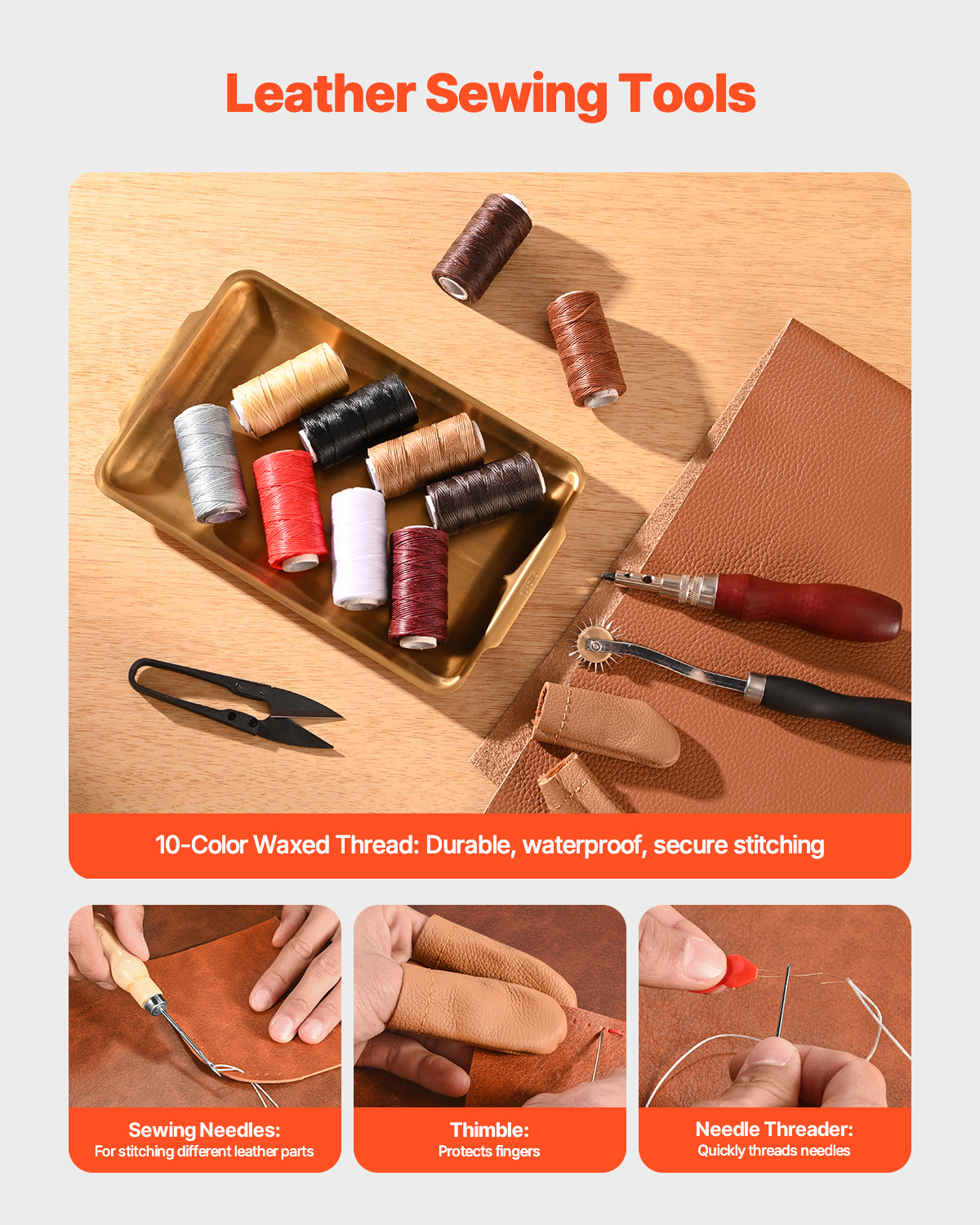 SucceBuy 38/59/61/72/92PCs Lea - Leatherwork Tool Kit ulasan dan harga