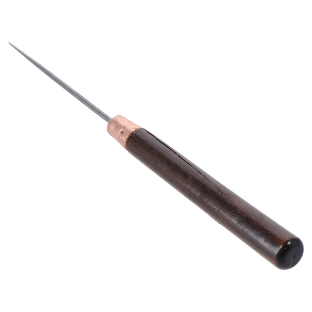 3Pcs Wooden Handle Scratch Awl - Leatherwork Accessories ulasan dan harga