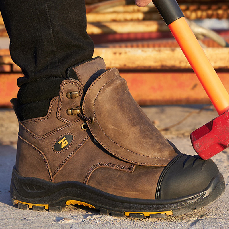 Genuine leather Work Safety Bo - Leather Work Fabric ulasan dan harga