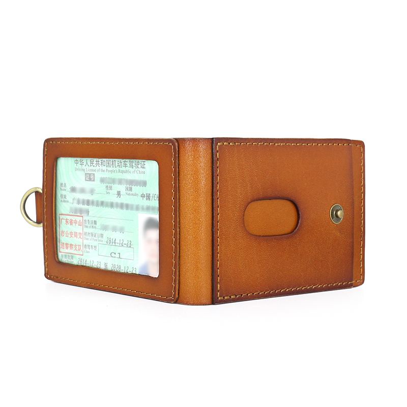 ID Badge Holder For Office Wor - Leather Work Japan ulasan dan harga