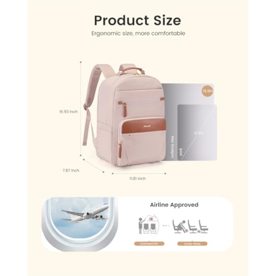 Laptop Backpack for Women with - Leather Works ulasan dan harga