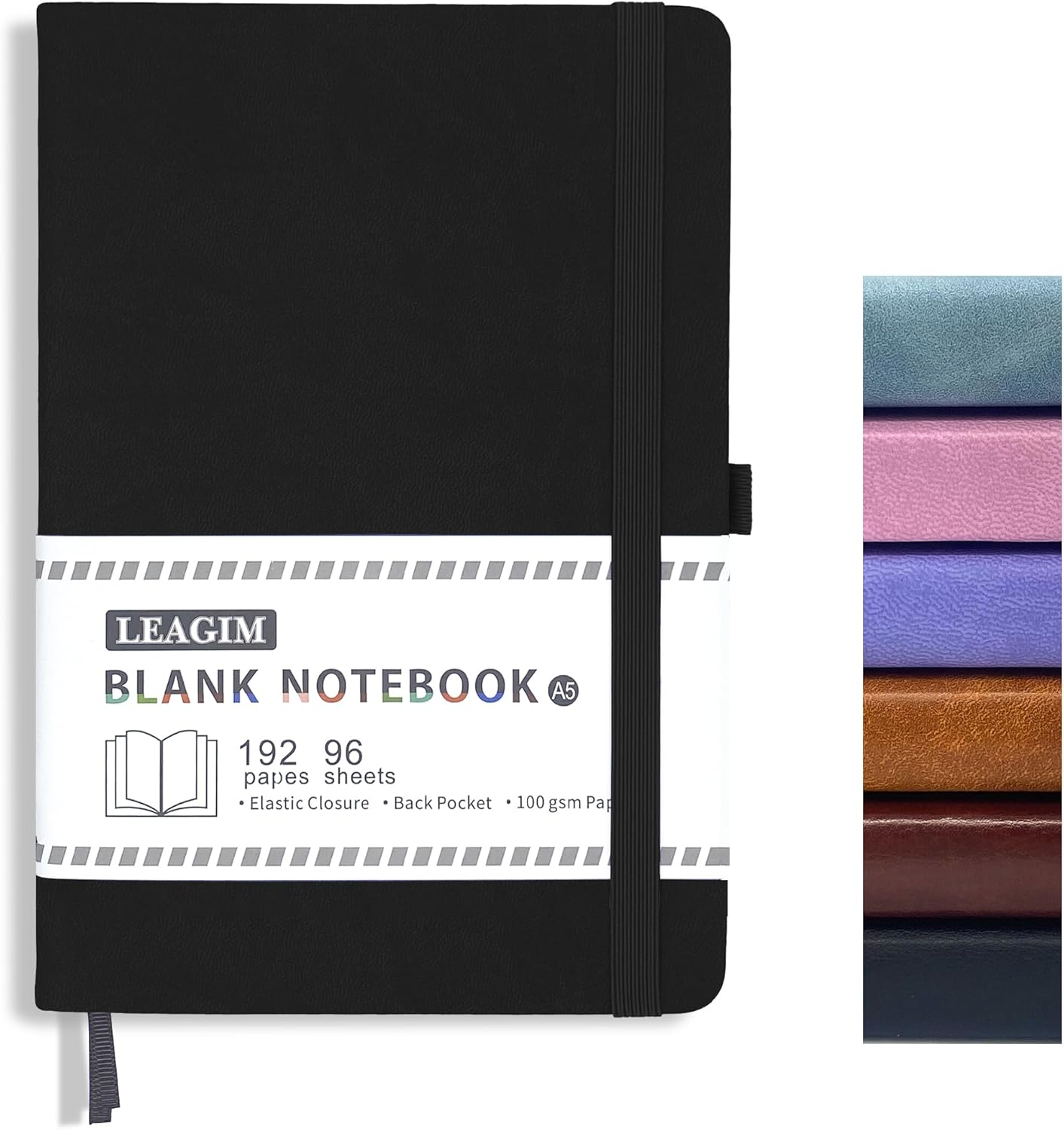 Blank Journal Notebook A5 192  - Leatherwork Books ulasan dan harga