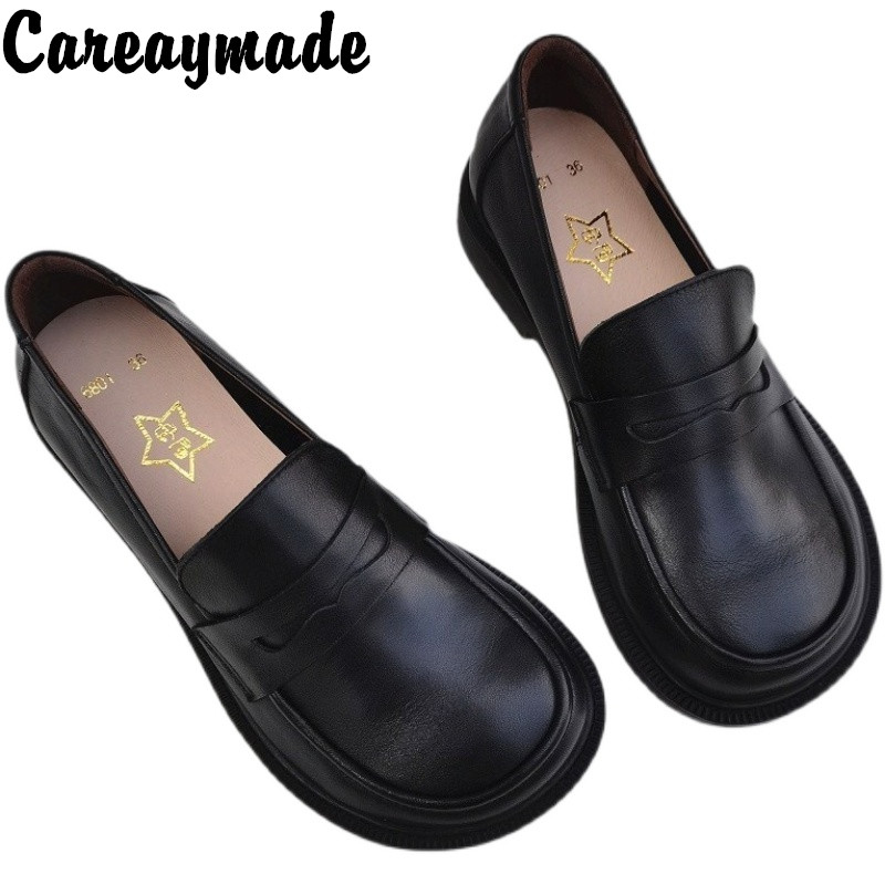 Careaymade-Women's Casual Shoe - Leather Works ulasan dan harga