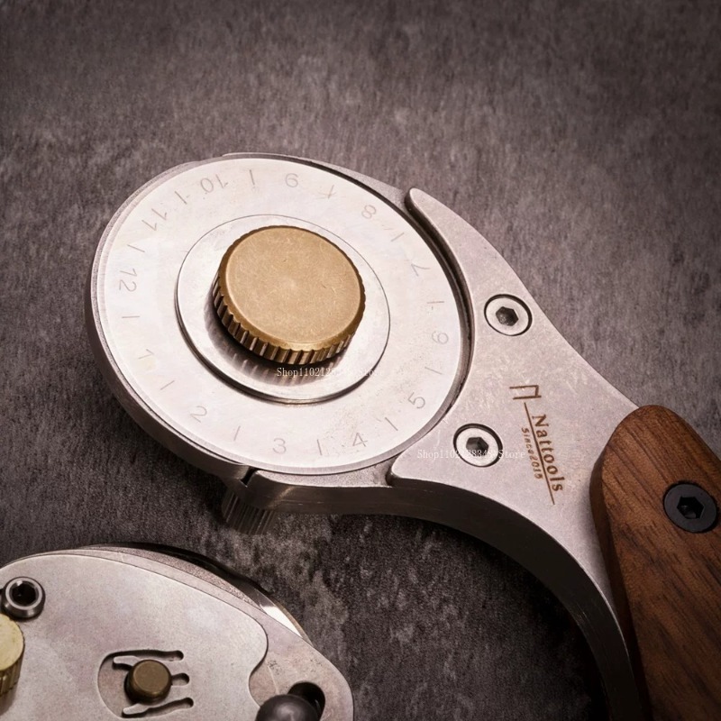 Natural Wooden Handle All-meta - Leatherwork Accessories ulasan dan harga