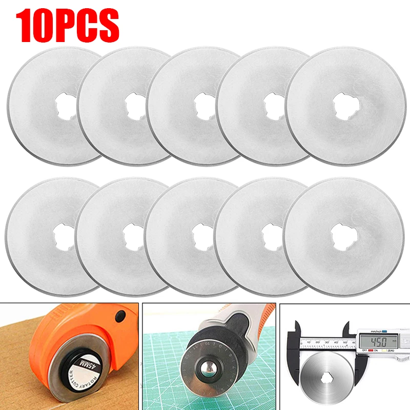 10pcs Rotary Cutter Blades Cir - Leatherwork Accessories ulasan dan harga