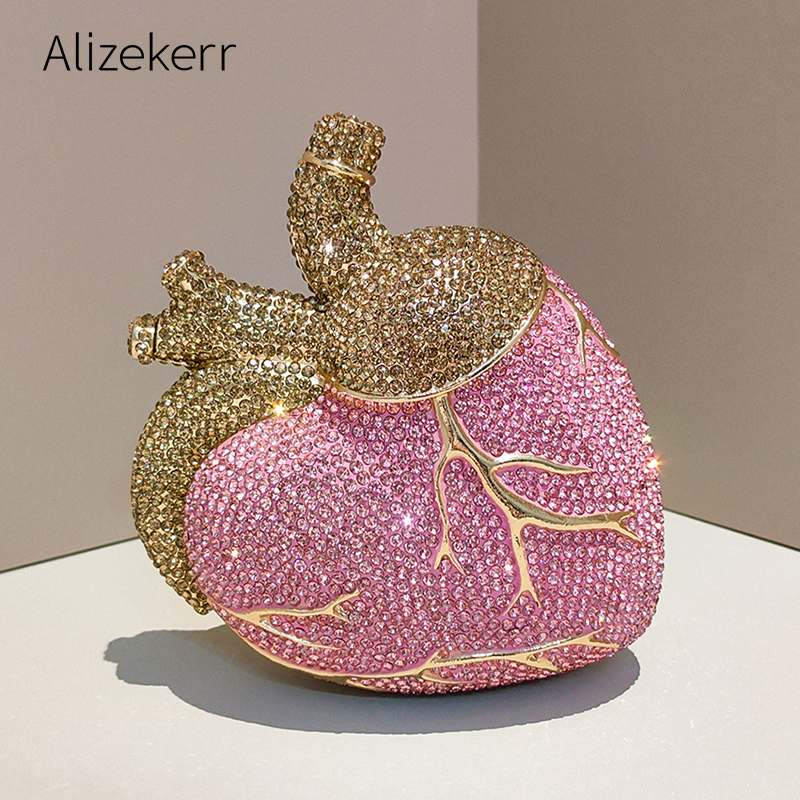 Alizekerr Heart Shaped Diamond - Leatherwork Wallet ulasan dan harga