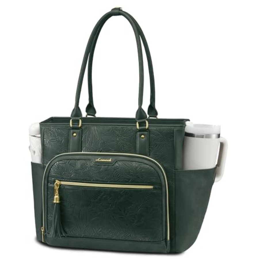 Laptop Tote Bag for Women With - Vintage Leatherwork ulasan dan harga