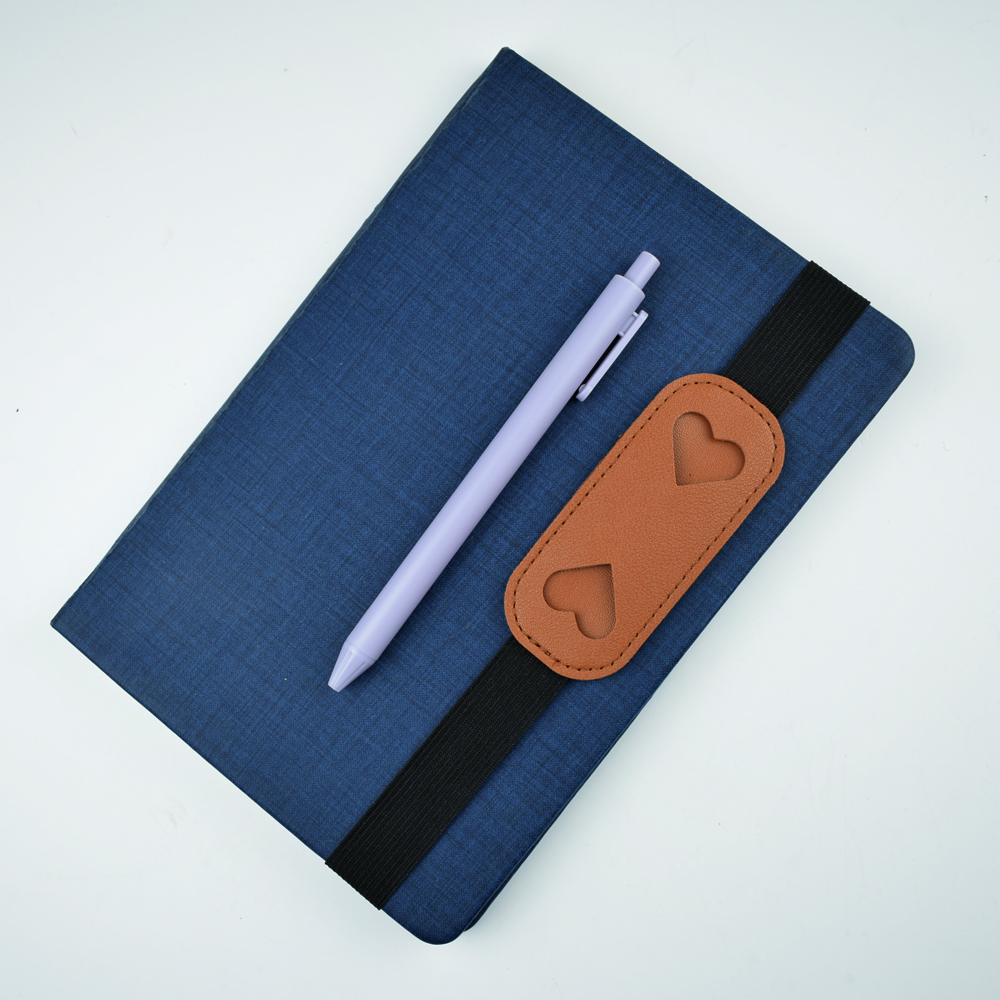 Elastic PU Leather Pen Holder  - Leather Work Notebook ulasan dan harga