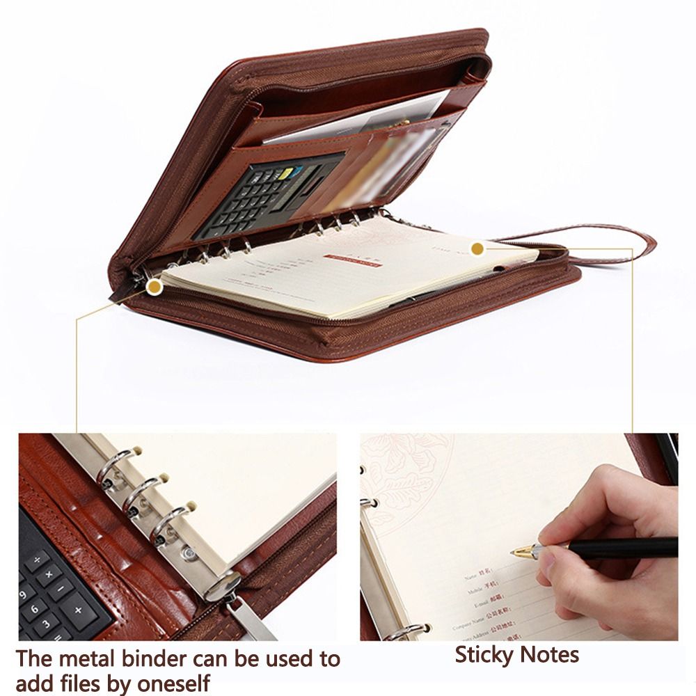 Portable File Folder PU Leathe - Leatherwork Books ulasan dan harga
