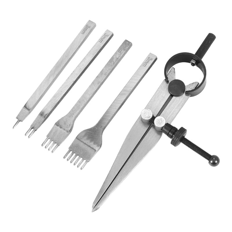 [NEW!A93G】 Leather Chisel Set, - Wing Divider Stitch ulasan dan harga