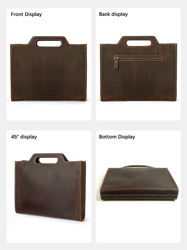 Zency Genuine Leather Men Shou - Vintage Leatherwork ulasan dan harga