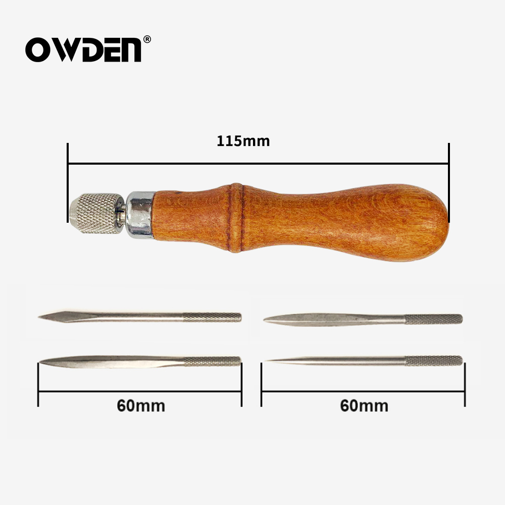 OWDEN Leather Awl Tool Set DIY - Leatherwork Tool Kit ulasan dan harga