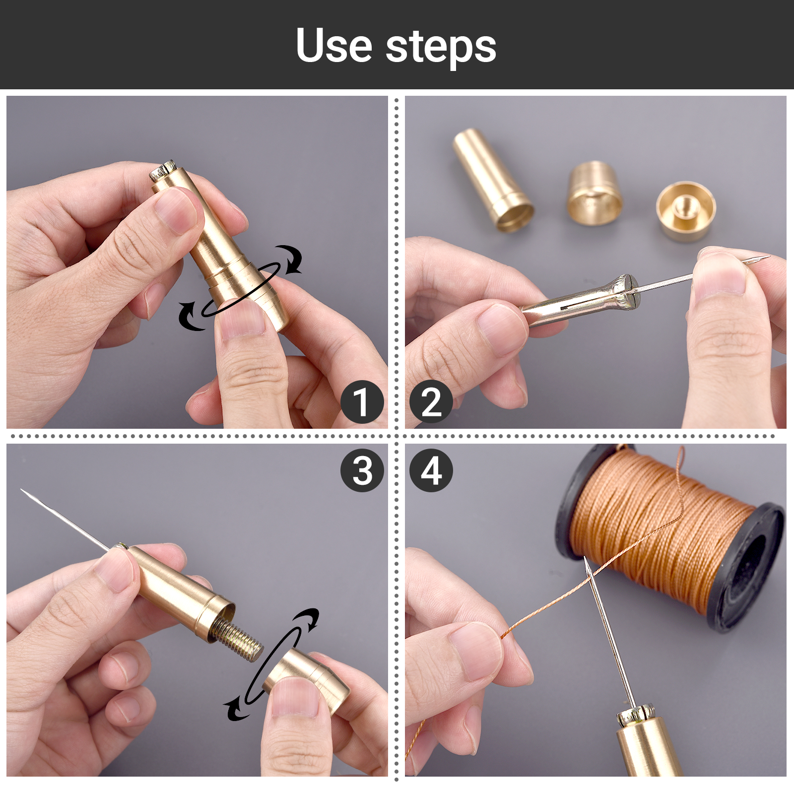 Leather Sewing Kit DIY Leather - Leatherwork Tool Kit ulasan dan harga