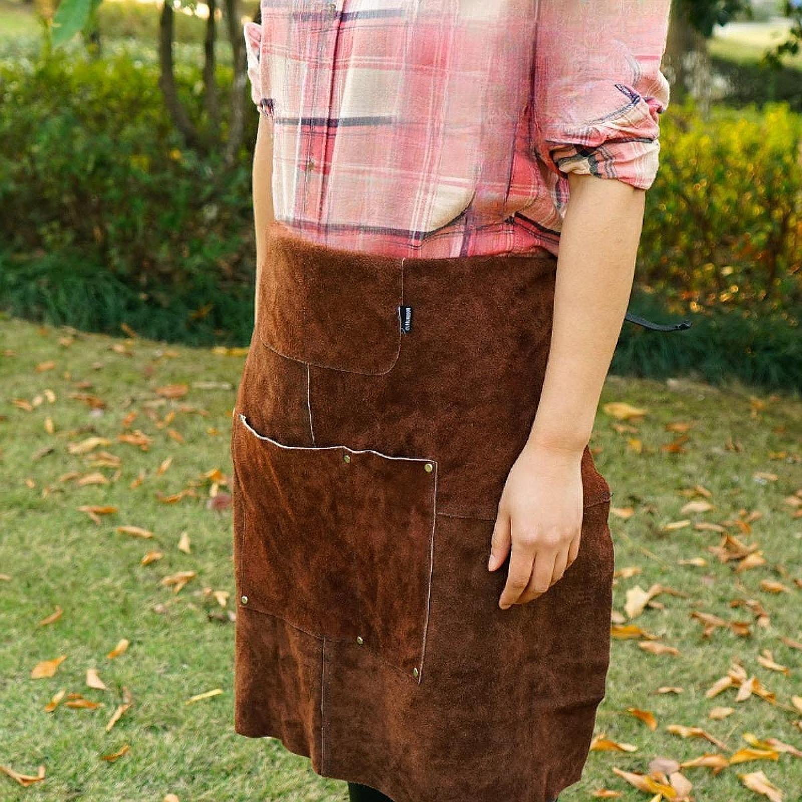 Workshop Garage Apron Work Apr - Leather Work Japan ulasan dan harga