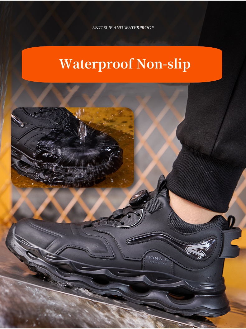 Waterproof Work Safety Shoes M - Leather Work Women Shoes ulasan dan harga