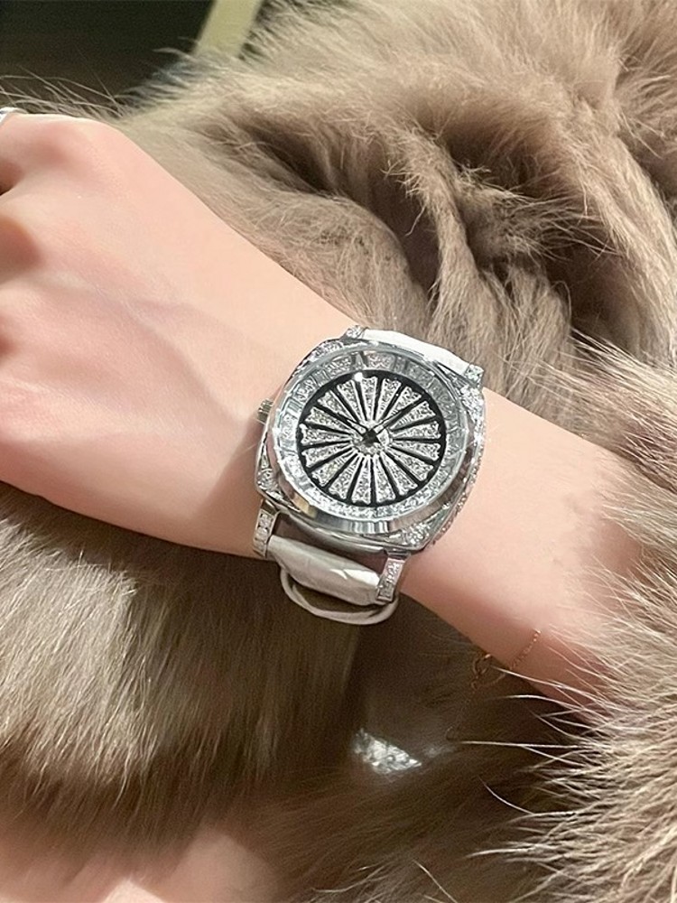 Fashion Women Shiny Diamonds Q - Leatherwork Accessories ulasan dan harga
