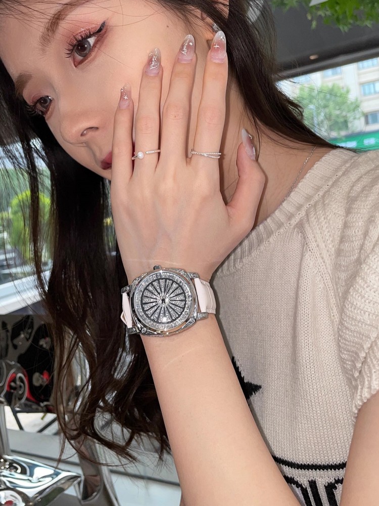 Fashion Women Shiny Diamonds Q - Leatherwork Accessories ulasan dan harga