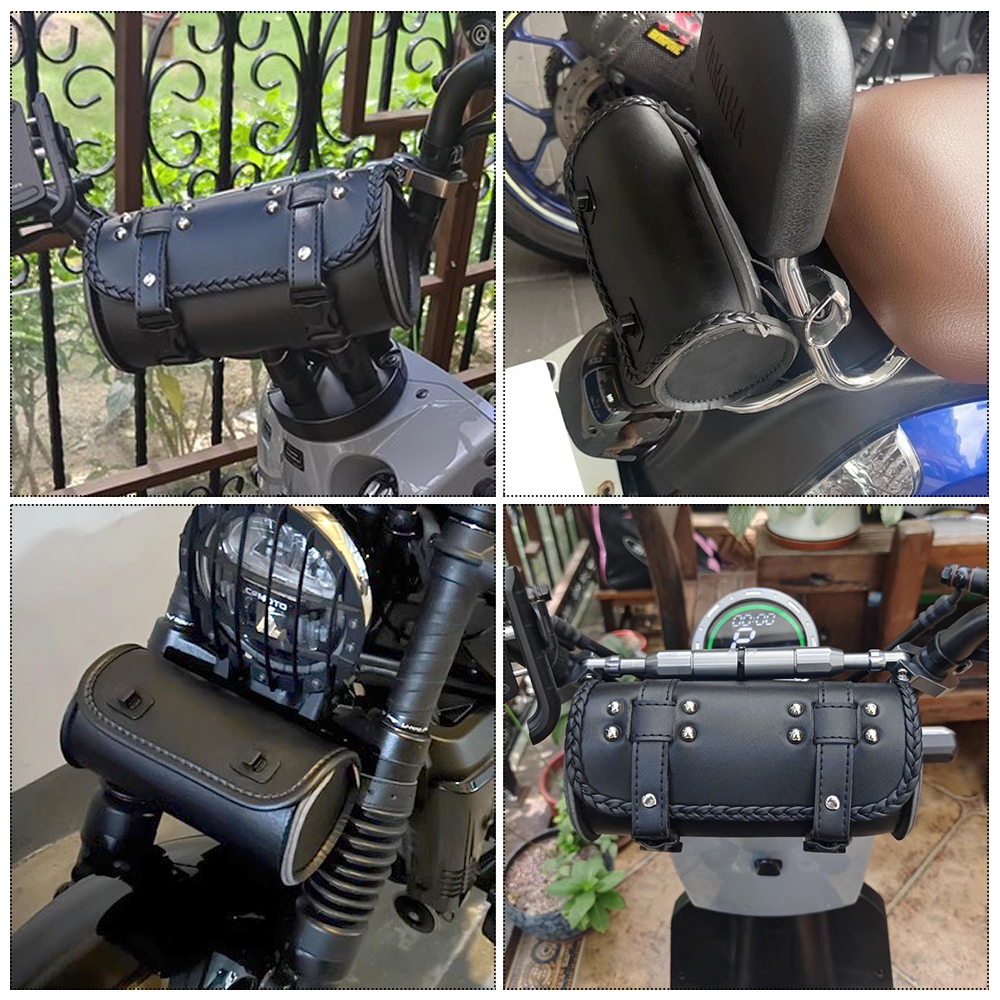 Motorcycle Fork PU Leather Tra - Leather Work Bag ulasan dan harga