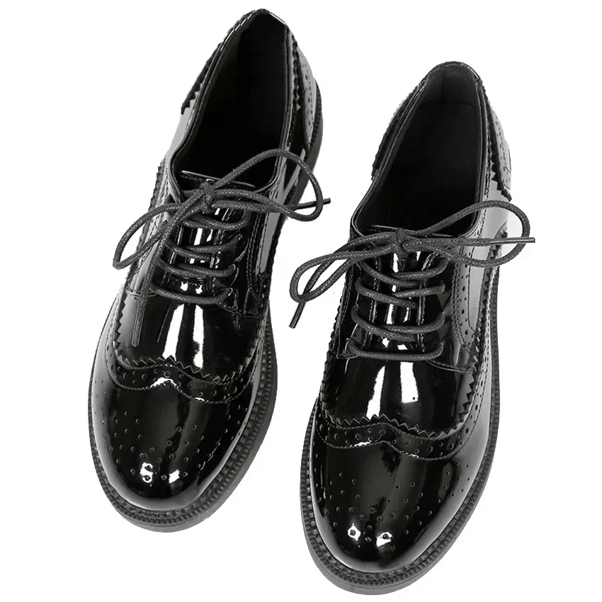 2025 Autumn Women Oxford Flats - Leather Work Women Shoes ulasan dan harga