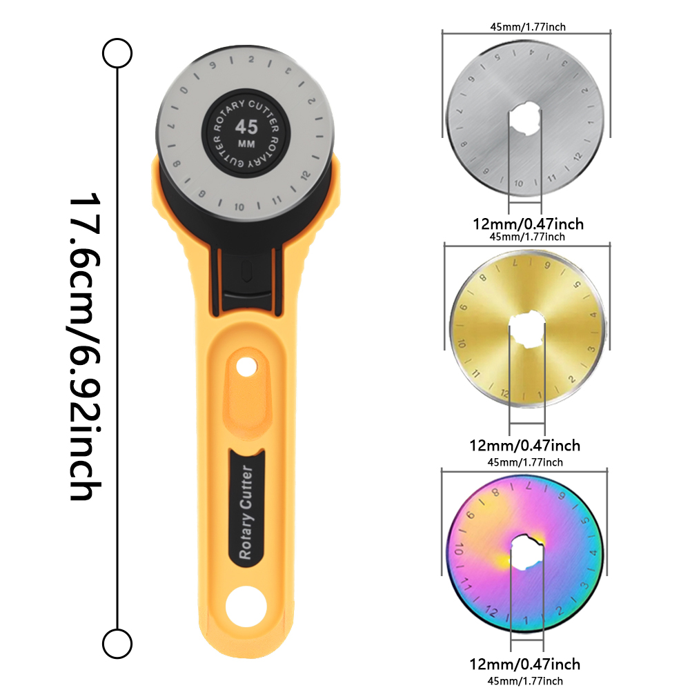 45mm Rotary Fabric Cutter Leat - Leatherwork Accessories ulasan dan harga