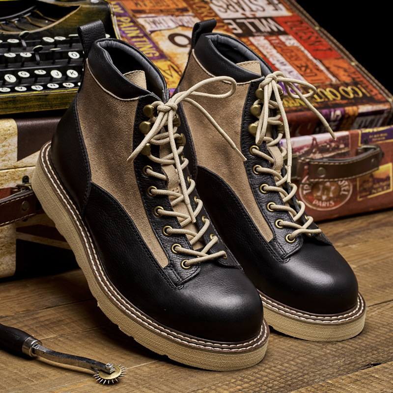 Men's Short Toe Work Boots, Am - Vintage Leatherwork ulasan dan harga