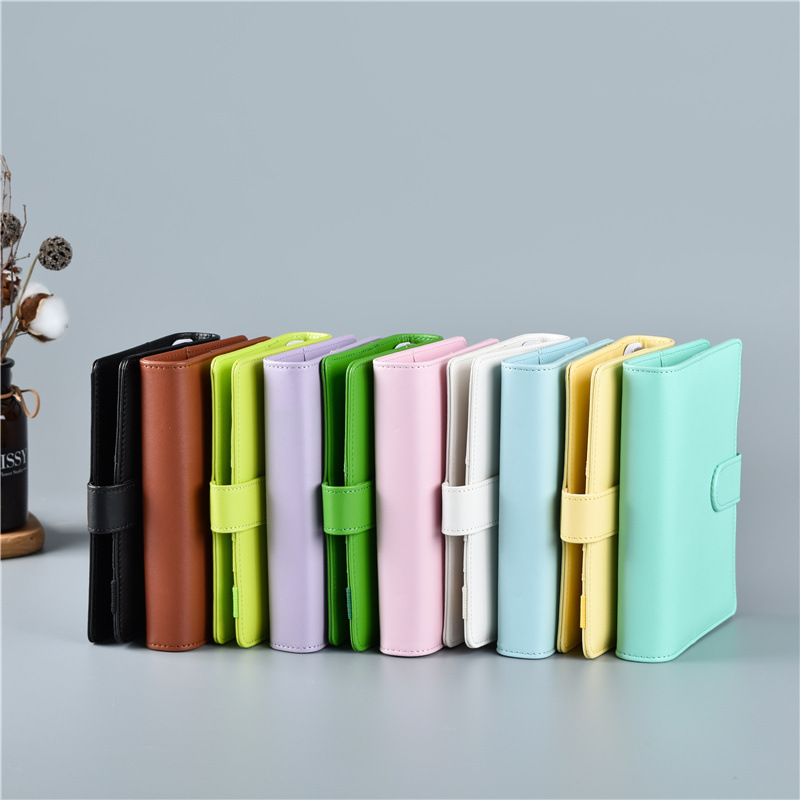 Macaron Color A5 A6 6 Ring Bin - Leather Work Notebook ulasan dan harga