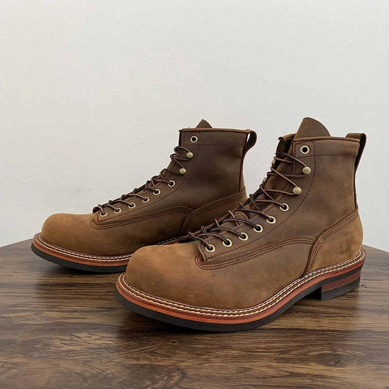 Vintage British Men Ankle Boot - Vintage Leatherwork ulasan dan harga