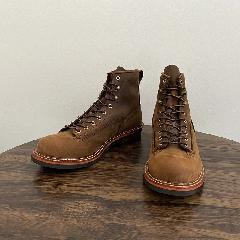 Vintage British Men Ankle Boot - Vintage Leatherwork ulasan dan harga