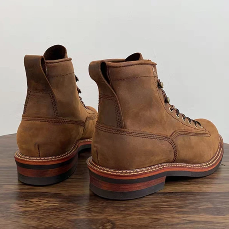 Vintage British Men Ankle Boot - Vintage Leatherwork ulasan dan harga