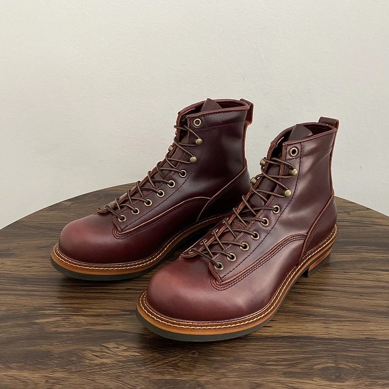 Vintage British Men Ankle Boot - Vintage Leatherwork ulasan dan harga