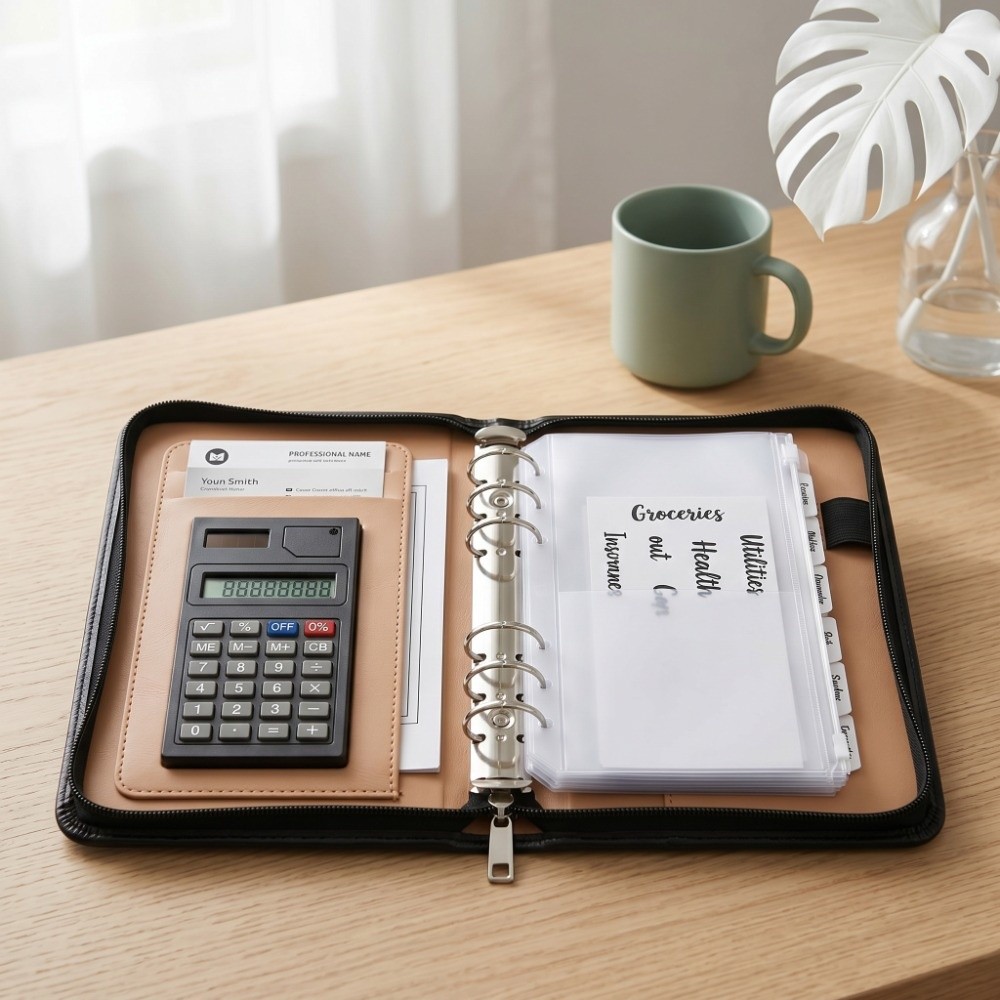 Memo Book 6-Ring File Folder P - Leatherwork Books ulasan dan harga