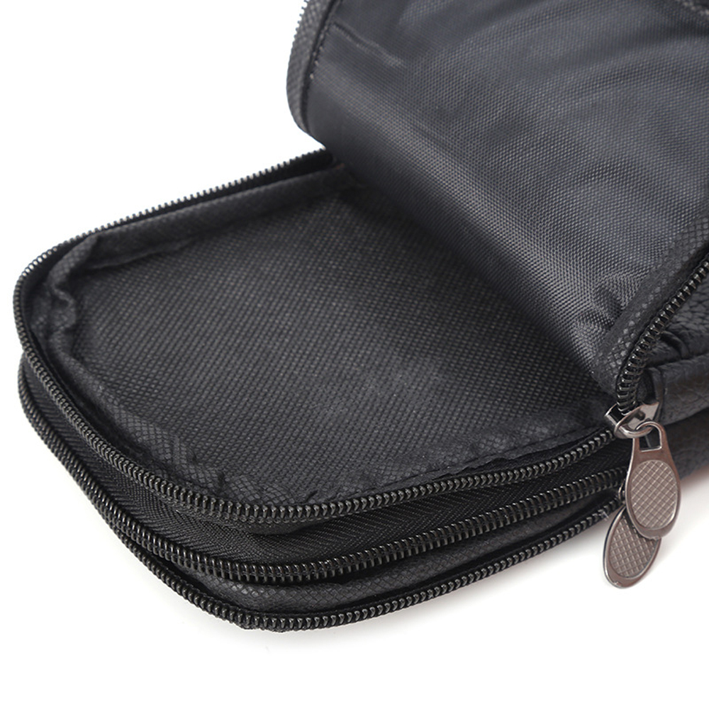 Men Waist Bag Mobile Phone Bag - Leather Work Bag ulasan dan harga