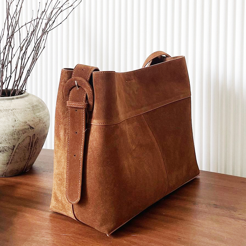 Korean Genuine Leather Tote Ba - Leatherwork Wallet ulasan dan harga