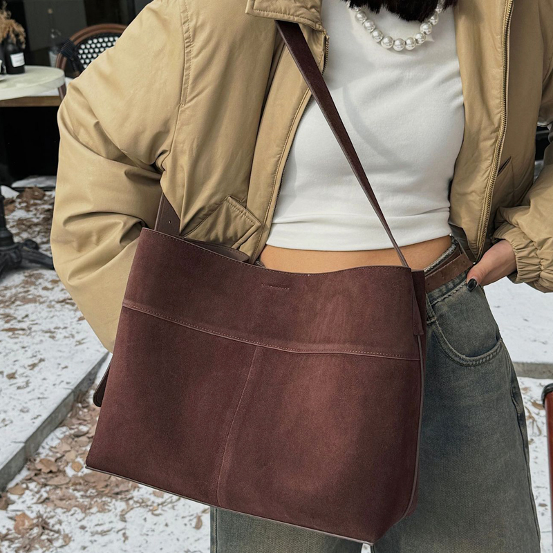 Korean Genuine Leather Tote Ba - Leatherwork Wallet ulasan dan harga