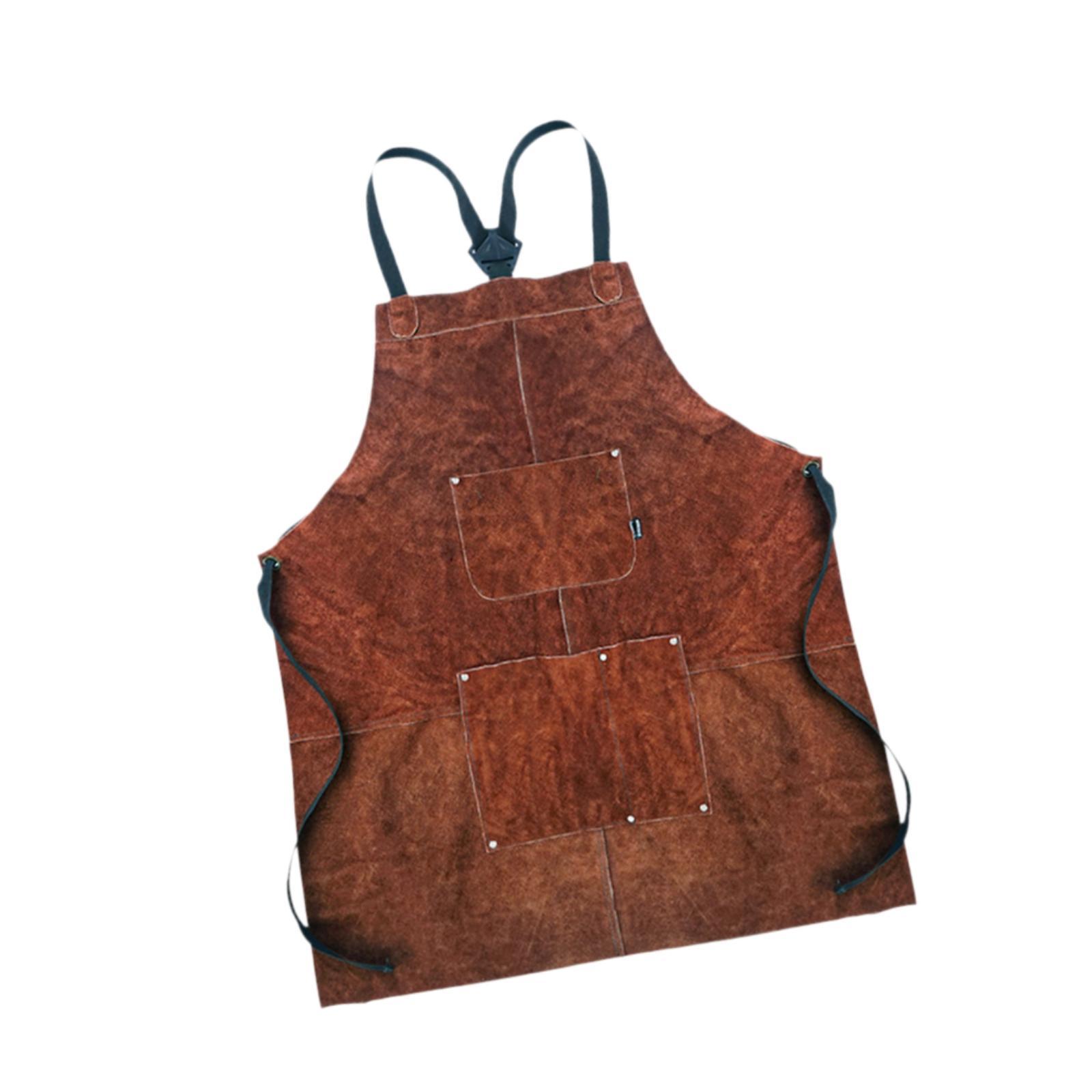 Welding Work Apron Wear Resist - Leather Work Japan ulasan dan harga