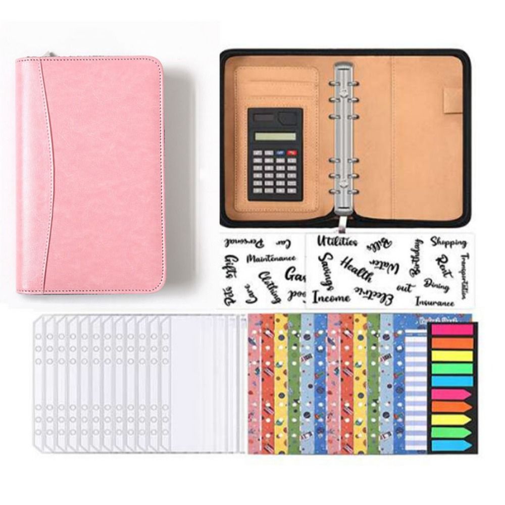 6-Ring File Folder PU Leather  - Leatherwork Books ulasan dan harga