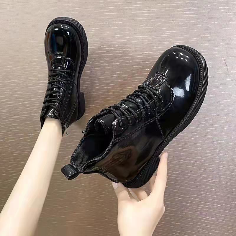 Black Short Shoes for Women Fe - Leather Work Women Shoes ulasan dan harga