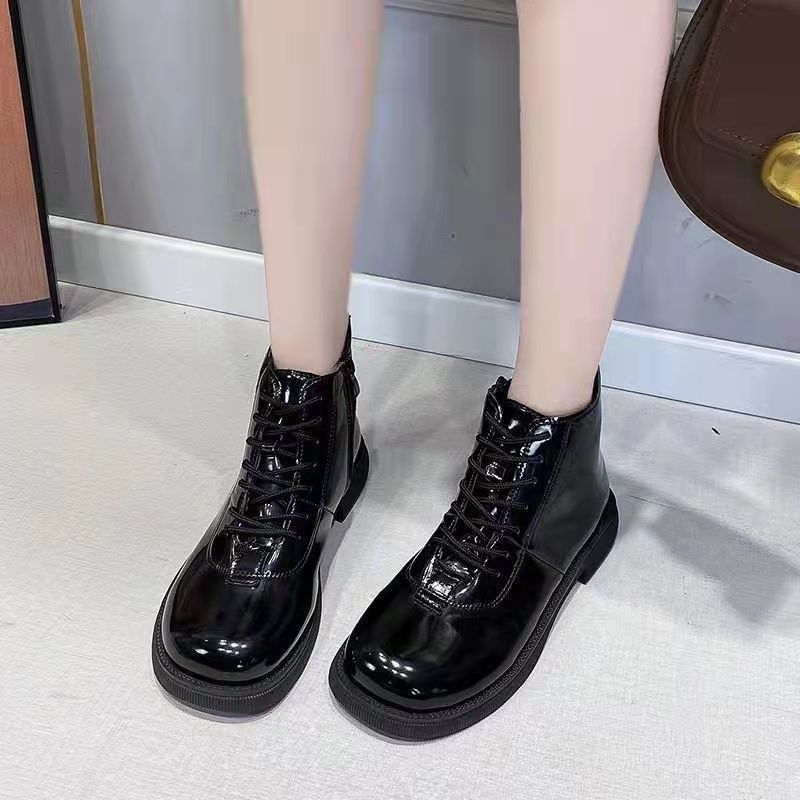 Black Short Shoes for Women Fe - Leather Work Women Shoes ulasan dan harga
