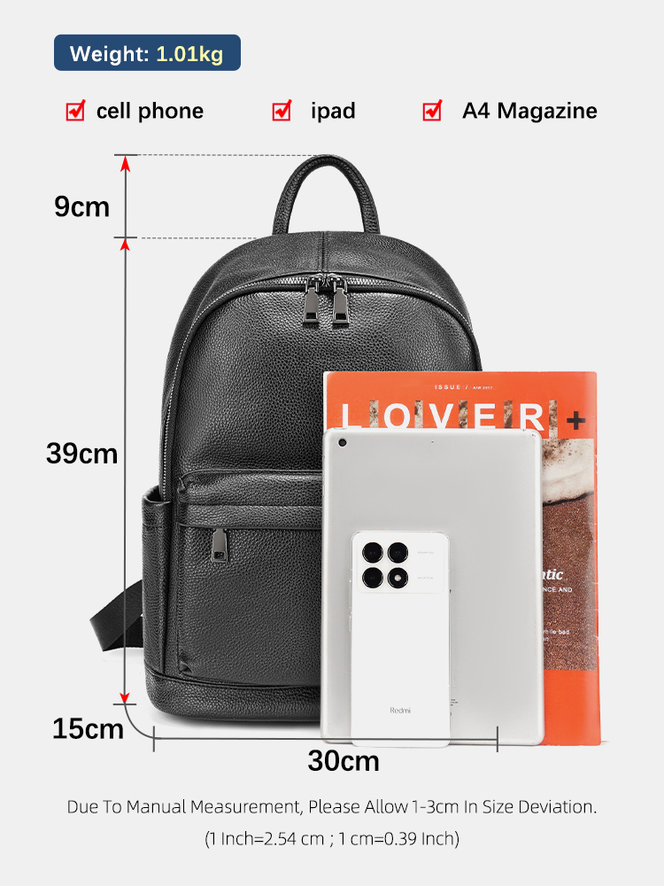 Zency Women's Leather Backpack - Leatherwork Books ulasan dan harga
