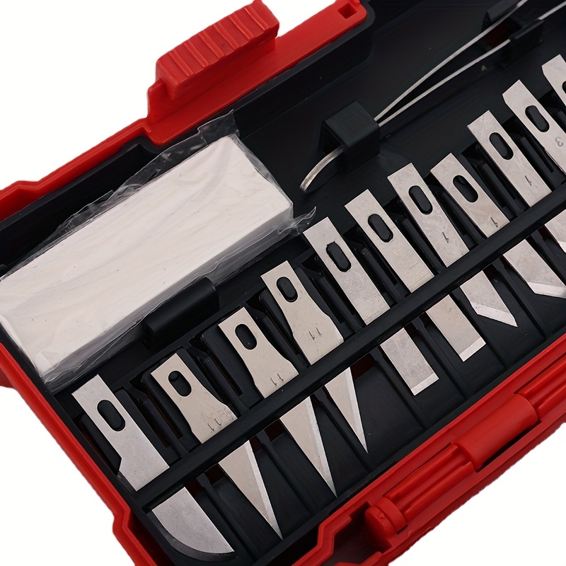 29Pcs Exacto Knife Set, Precis - Leatherwork Hobby ulasan dan harga