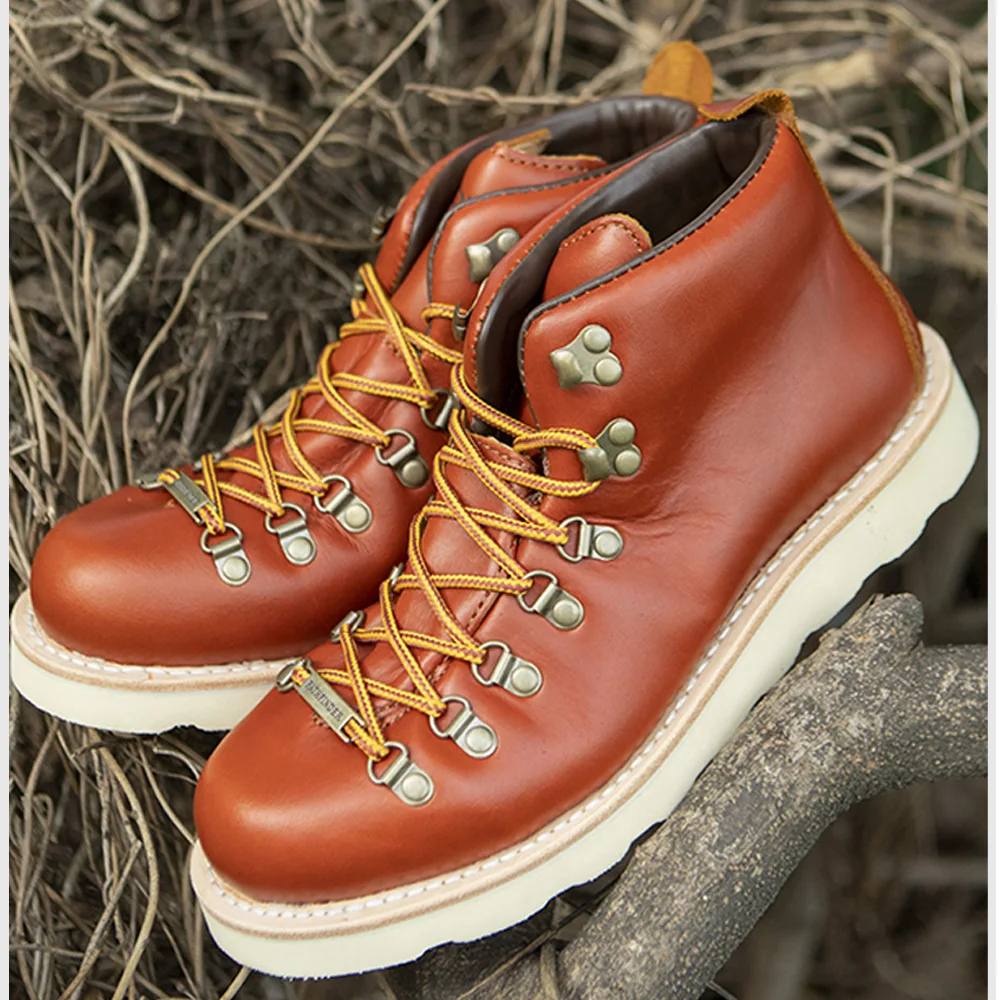 pf Fashion Men's Genuine Leath - Leather Work Women Shoes ulasan dan harga