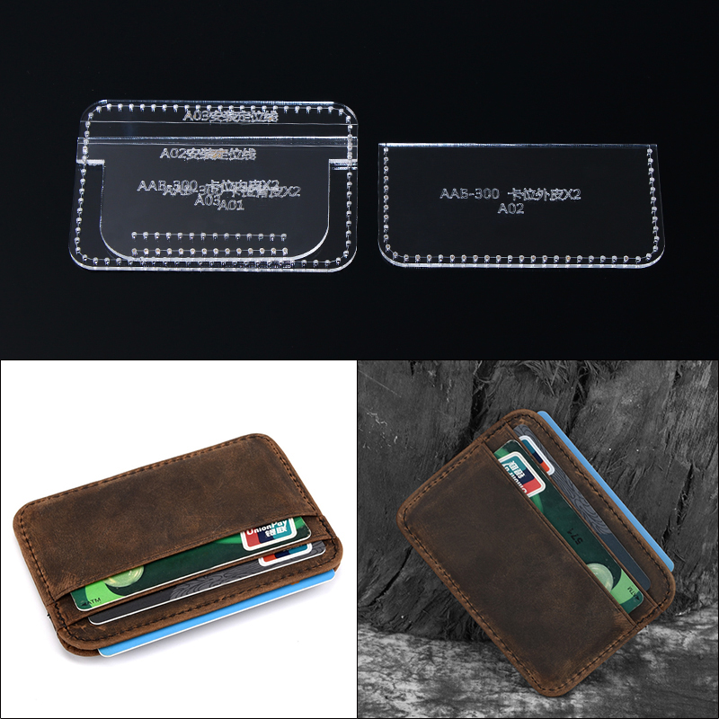1Set DIY Acrylic Leather Templ - Leatherwork Accessories ulasan dan harga