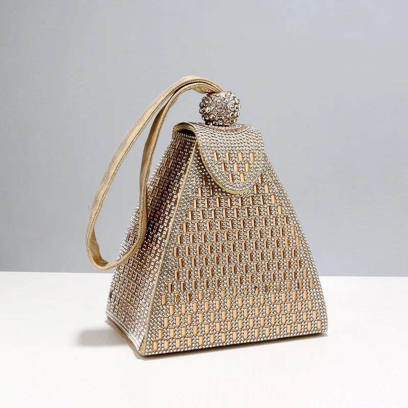 Rhinestones Luxury Evening Bag - Leatherwork Wallet ulasan dan harga
