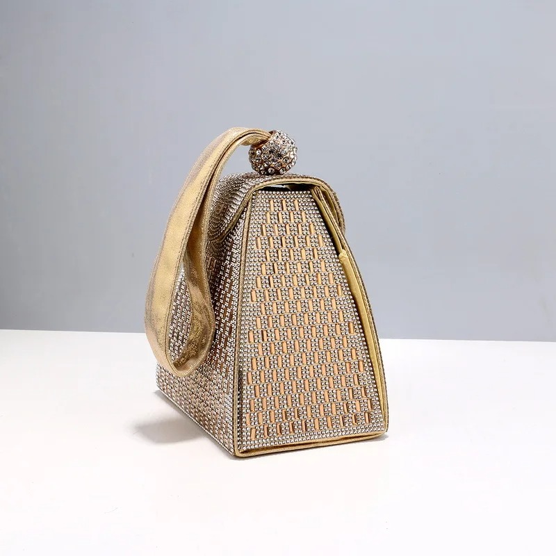 Rhinestones Luxury Evening Bag - Leatherwork Wallet ulasan dan harga